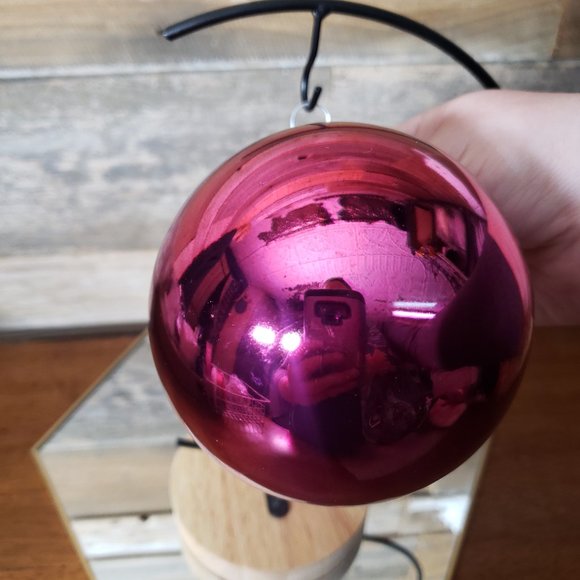 Set of 2 Sullivans 3" Shiny Wine Hand Blown Glass Ornament - Picture 5 of 7